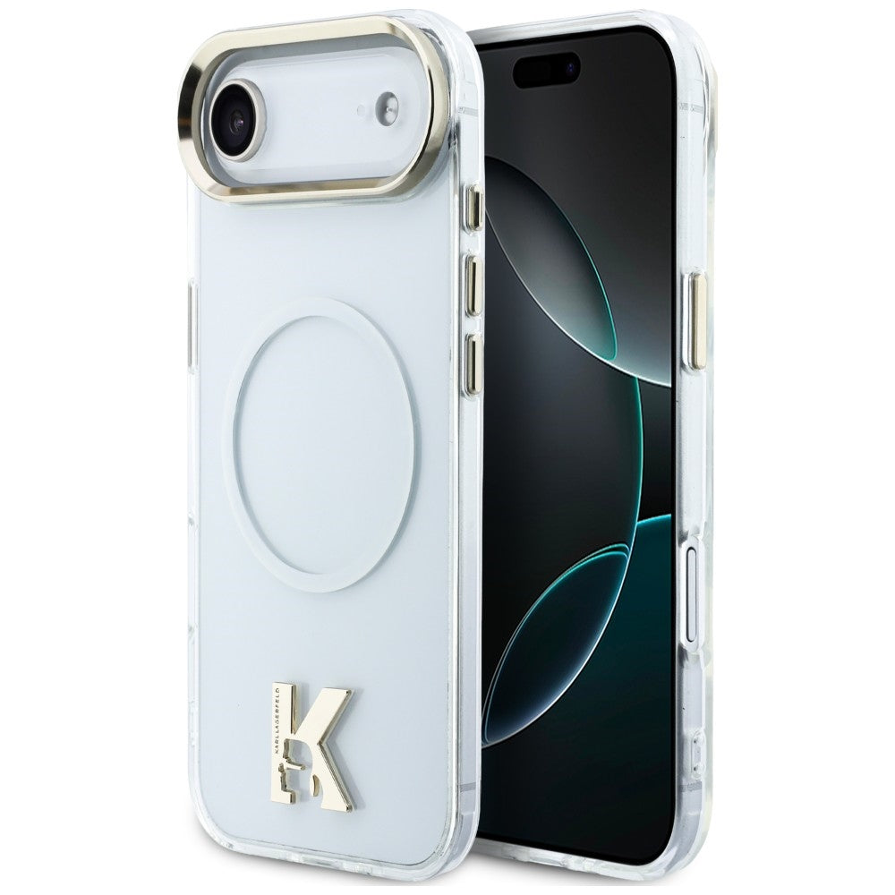 Karl Lagerfeld IML K Head Logo MagSafe Case for iPhone Air - Clear_0