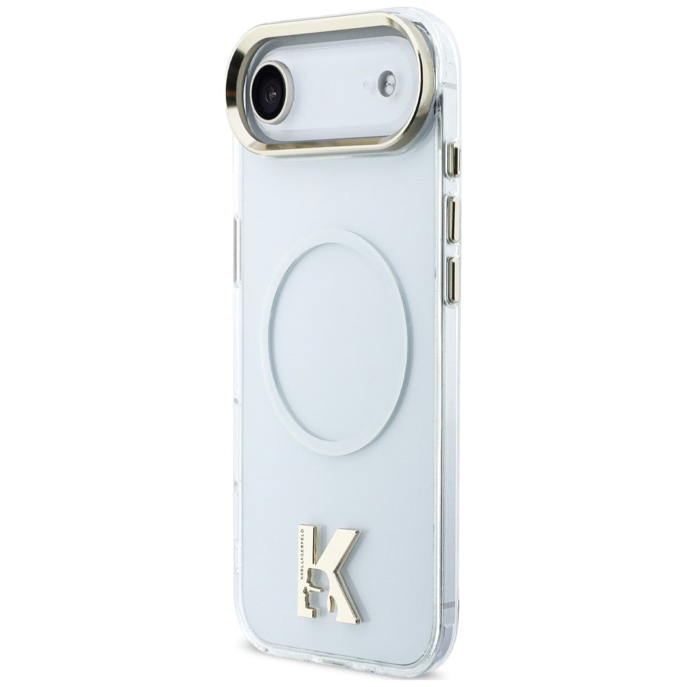 Karl Lagerfeld IML K Head Logo MagSafe Case for iPhone Air - Clear_1