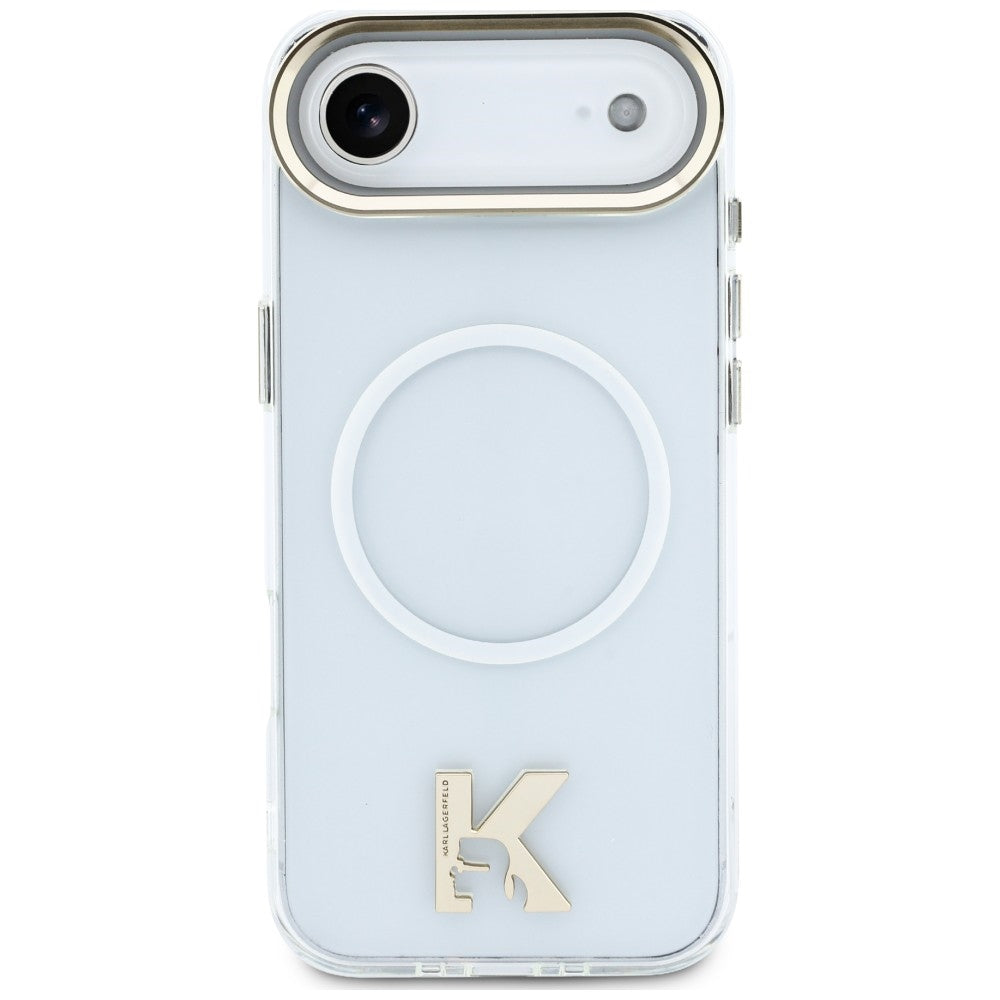 Karl Lagerfeld IML K Head Logo MagSafe Case for iPhone Air - Clear_2