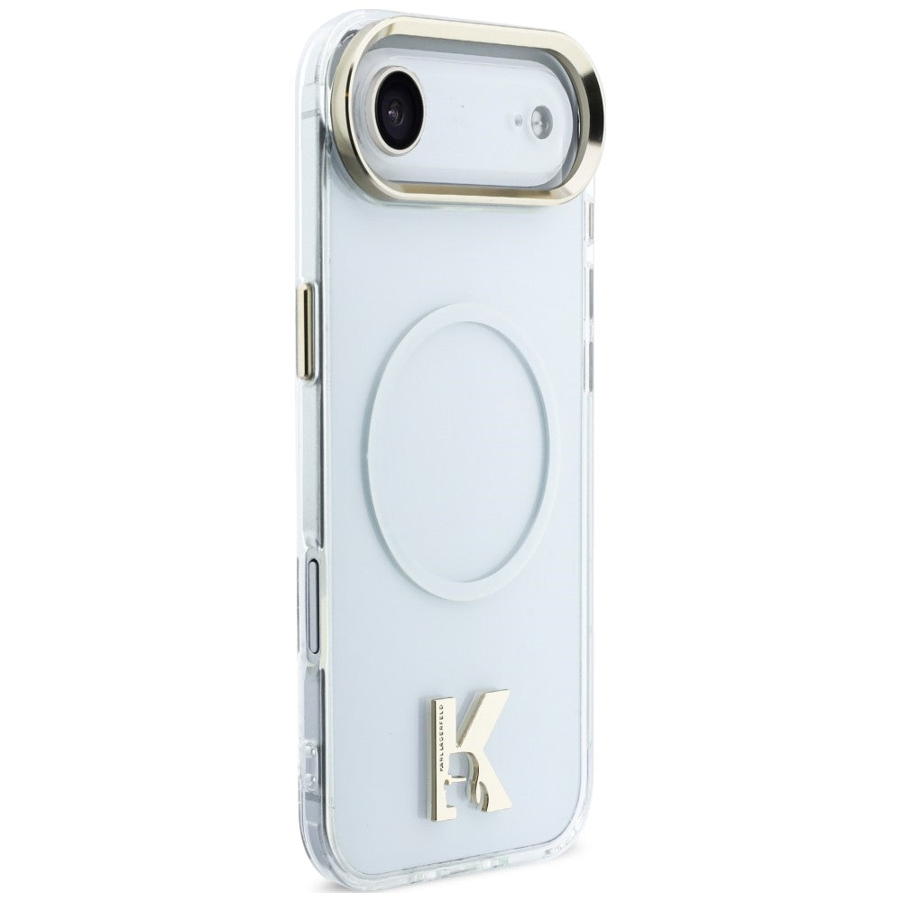 Karl Lagerfeld IML K Head Logo MagSafe Case for iPhone Air - Clear_3