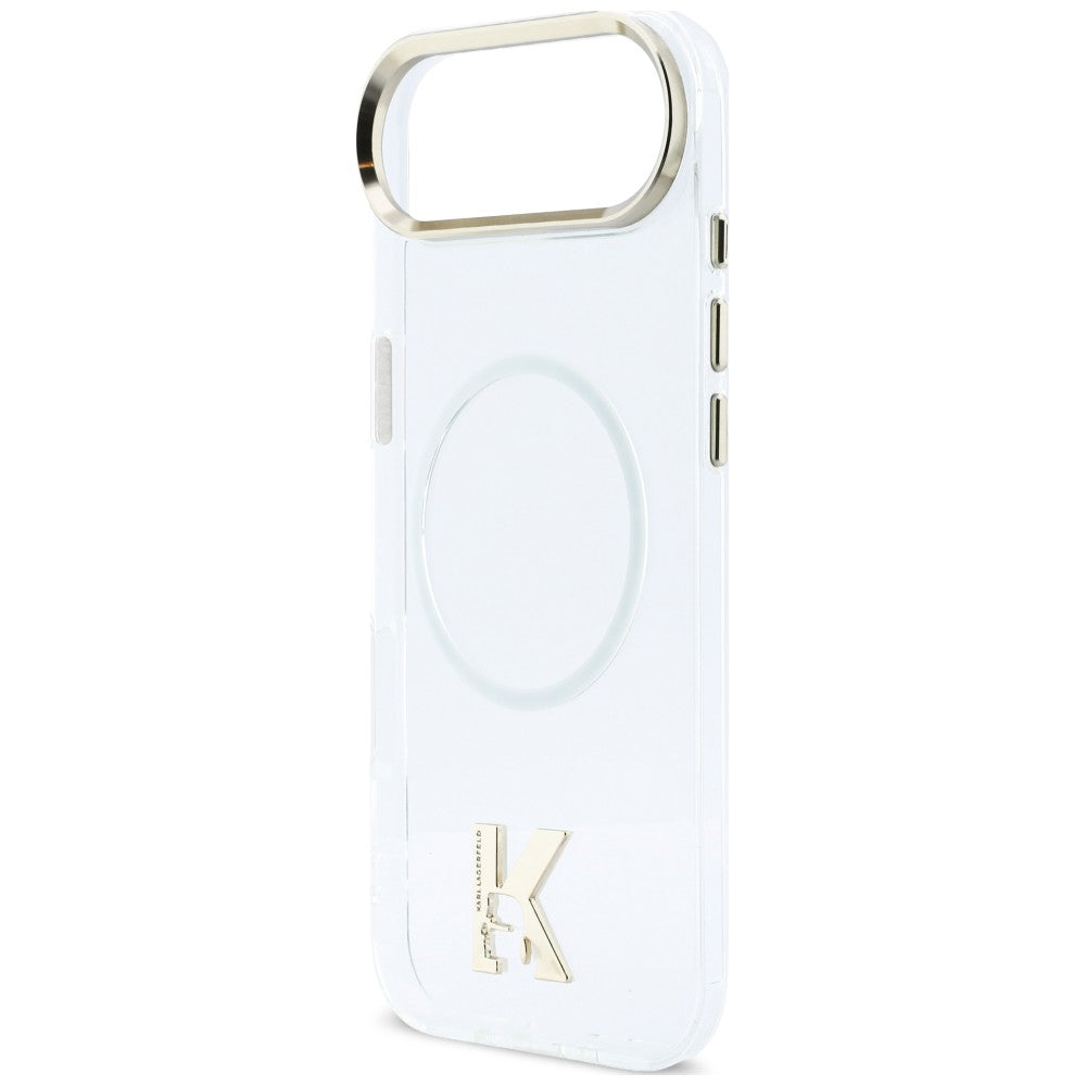 Karl Lagerfeld IML K Head Logo MagSafe Case for iPhone Air - Clear_5