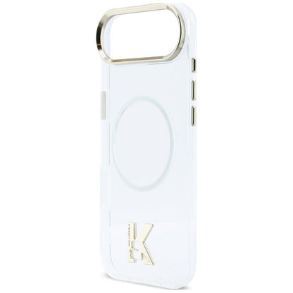 Karl Lagerfeld IML K Head Logo MagSafe Case for iPhone Air - Clear_5