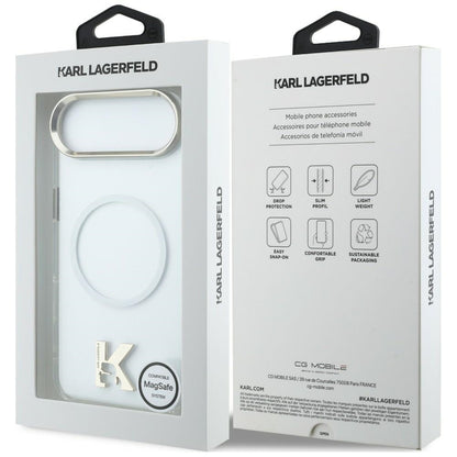 Karl Lagerfeld IML K Head Logo MagSafe Case for iPhone Air - Clear_7
