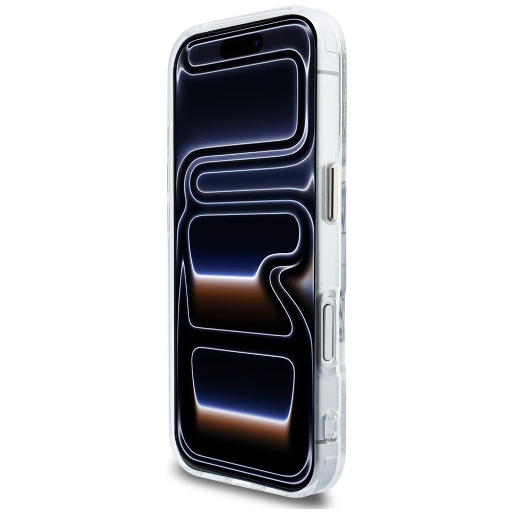 Karl Lagerfeld IML KL Script Logo MagSafe Case for iPhone 17 Pro Max - Clear_4