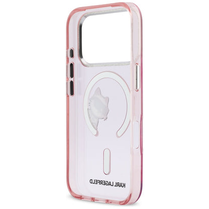 Karl Lagerfeld IML Peekaboo MagSafe Case for iPhone 17 Pro Max - Pink_6