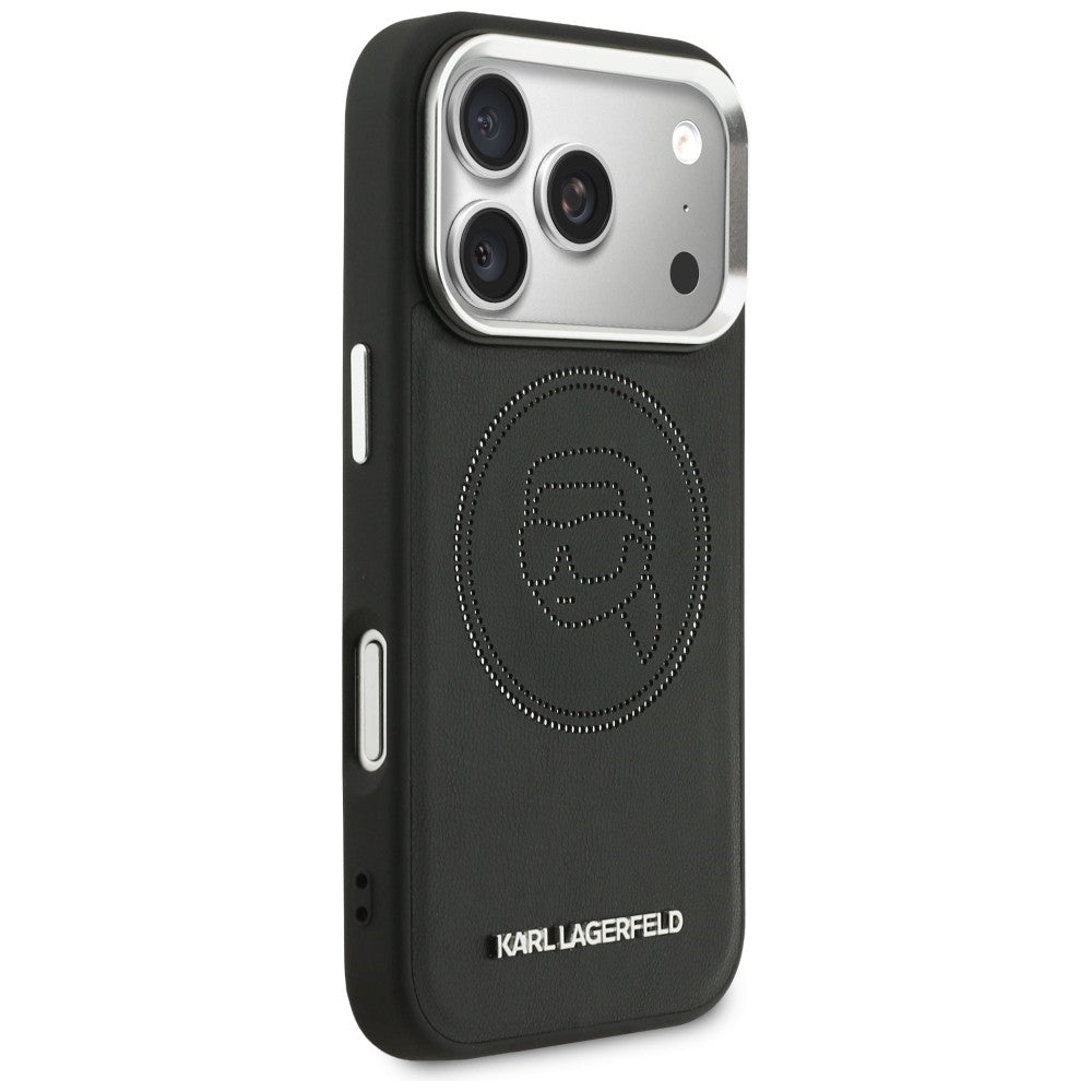Karl Lagerfeld K Head Point Logo MagSafe Case for iPhone 17 Pro - Black_3