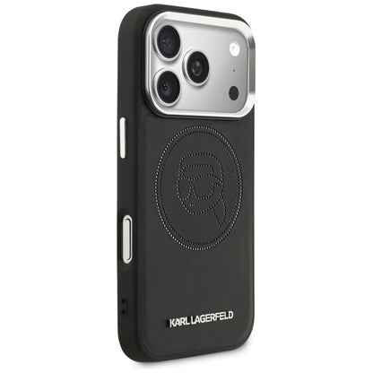 Karl Lagerfeld K Head Point Logo MagSafe Case for iPhone 17 Pro - Black_3