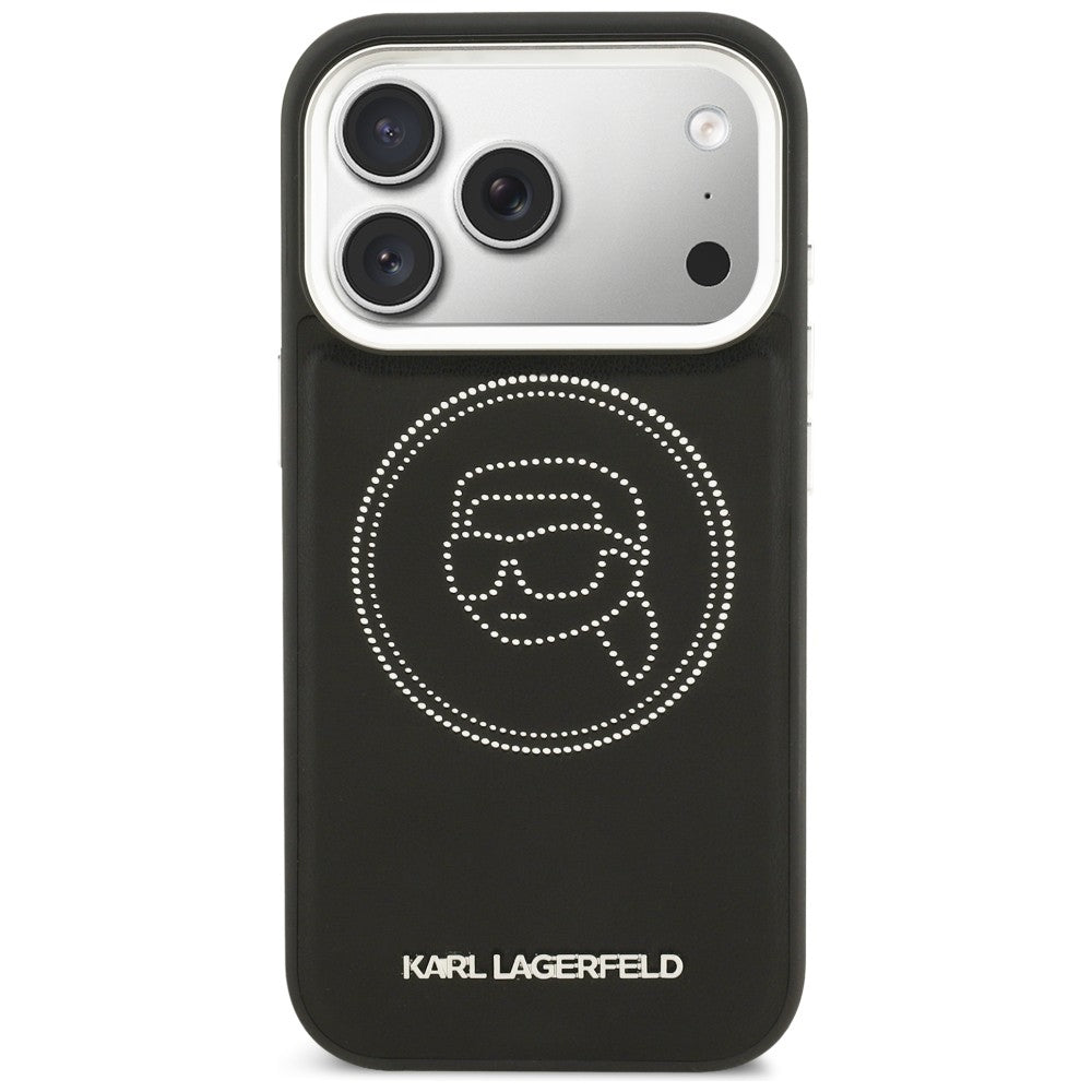 Karl Lagerfeld K Head Point Logo MagSafe Case for iPhone 17 Pro Max - Black_2