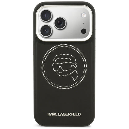 Karl Lagerfeld K Head Point Logo MagSafe Case for iPhone 17 Pro Max - Black_2