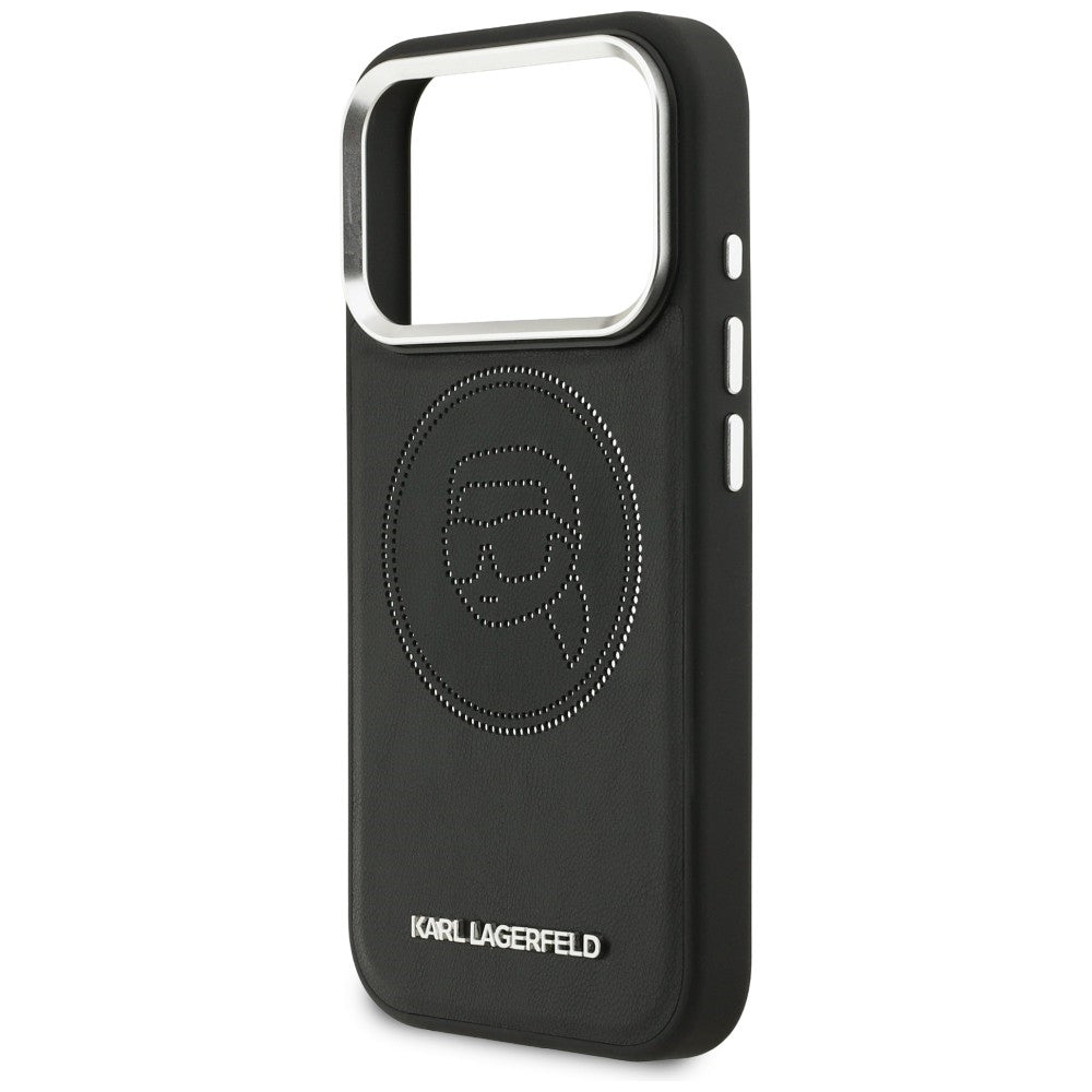 Karl Lagerfeld K Head Point Logo MagSafe Case for iPhone 17 Pro Max - Black_5