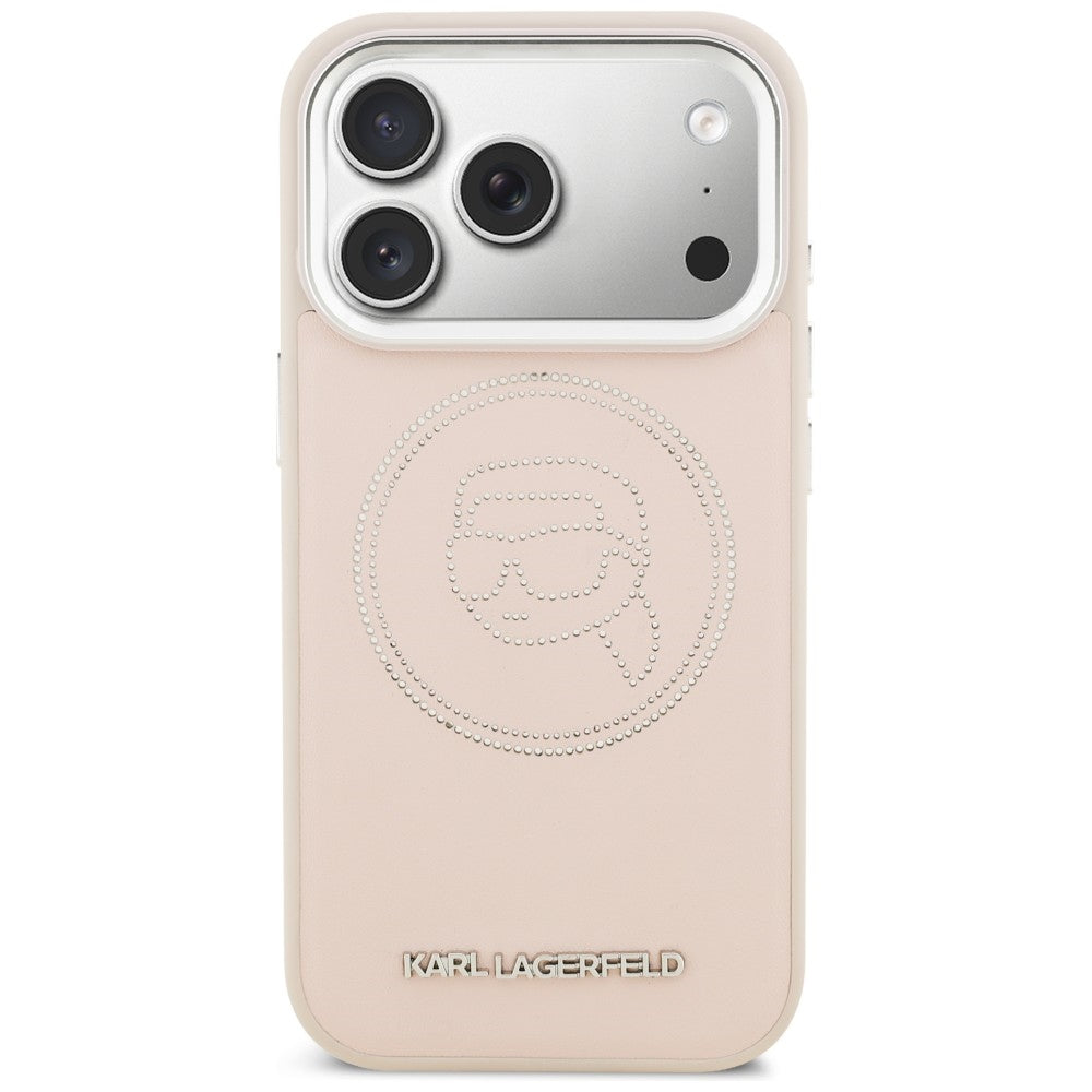 Karl Lagerfeld K Head Point Logo MagSafe Case for iPhone 17 Pro - Pink_2