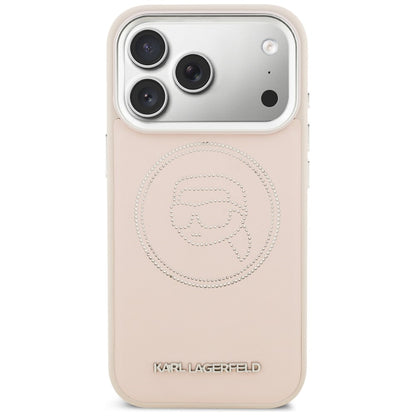 Karl Lagerfeld K Head Point Logo MagSafe Case for iPhone 17 Pro - Pink_2