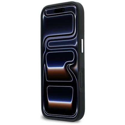 Karl Lagerfeld Karl &amp; Choupette Back Logo MagSafe Case for iPhone 17 Pro Max - Black_4