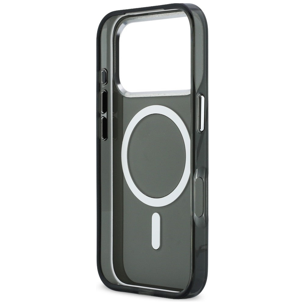 Karl Lagerfeld Karl &amp; Choupette Back MagSafe Case for iPhone 17 Pro - Black_6