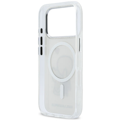 Karl Lagerfeld Karl &amp; Choupette Back MagSafe Case for iPhone 17 Pro Max - Clear_6