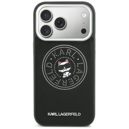 Karl Lagerfeld Point &amp; Choupette Sketch MagSafe Case for iPhone 17 Pro - Black_2