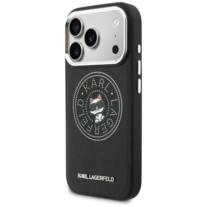 Karl Lagerfeld Point &amp; Choupette Sketch MagSafe Case for iPhone 17 Pro Max - Black_1