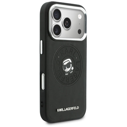 Karl Lagerfeld Point &amp; Karl Sketch MagSafe Case for iPhone 17 Pro - Black_3