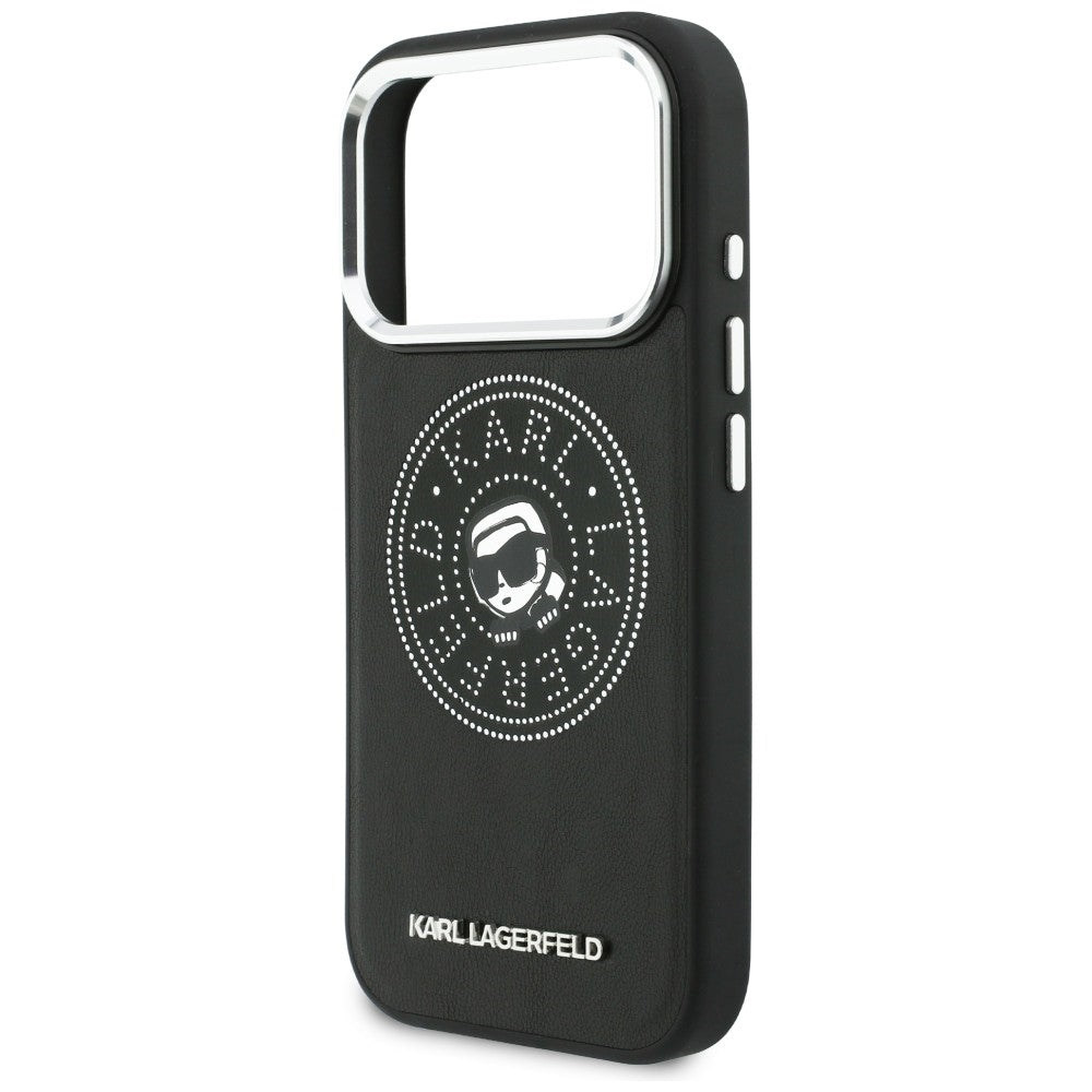 Karl Lagerfeld Point &amp; Karl Sketch MagSafe Case for iPhone 17 Pro - Black_5