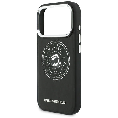 Karl Lagerfeld Point &amp; Karl Sketch MagSafe Case for iPhone 17 Pro - Black_5