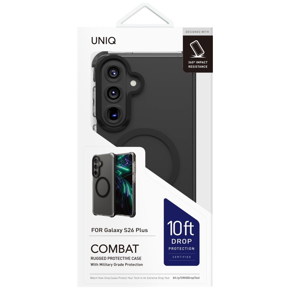 Uniq Combat Case for Samsung Galaxy S26+ Magclick Charging - Black_2