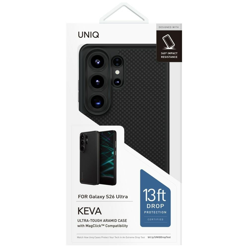 Uniq Keva Case for Samsung Galaxy S26 Ultra Magclick Charging - Black_2