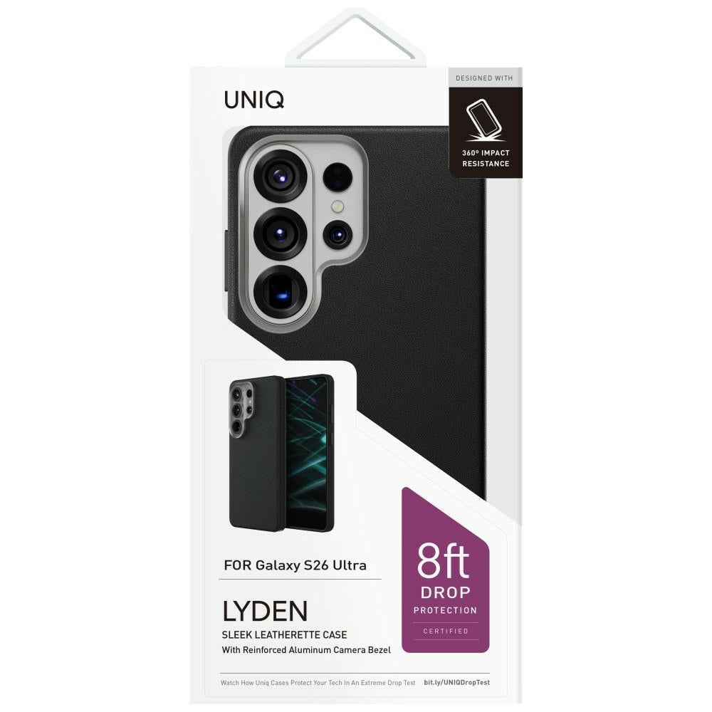 Uniq Lyden Case for Samsung Galaxy S26 Ultra Magclick Charging - Black_2