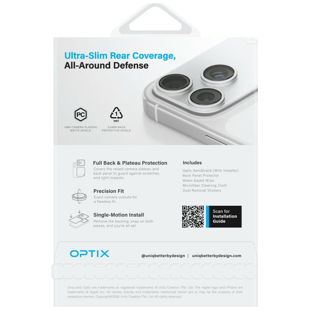 Uniq Optix Aeroshield+ Camera Module Protector for iPhone 17 Pro Max_7
