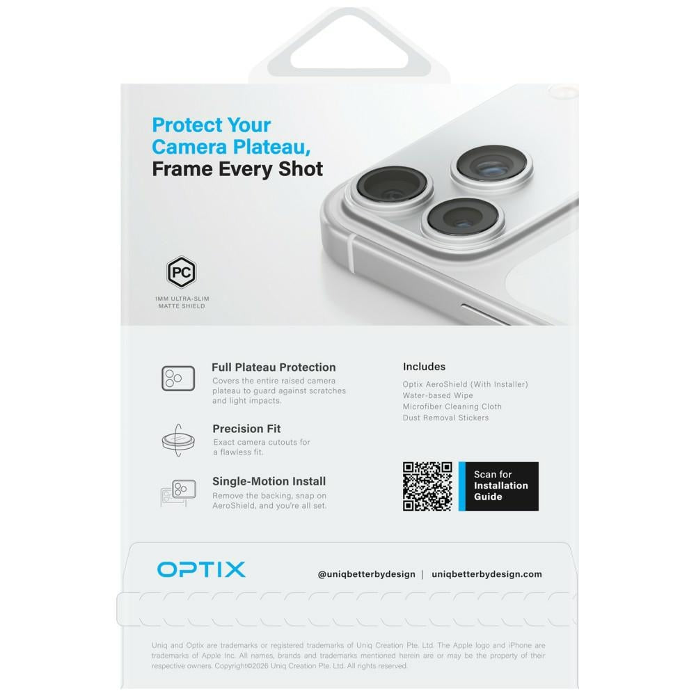 Uniq Optix Aeroshield Camera Module Protector for iPhone 17 Pro Max_7