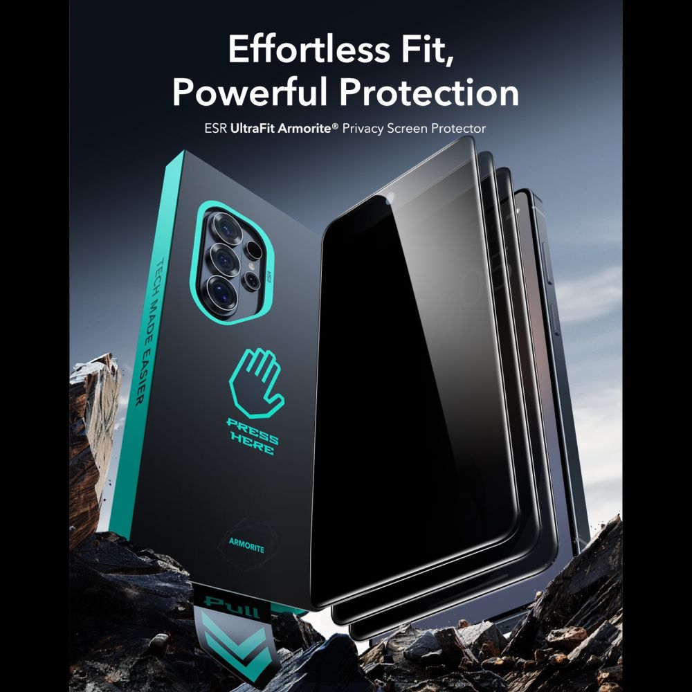 ESR UltraFit Armorite Privacy Tempered Glass for Samsung Galaxy S26 Ultra_2