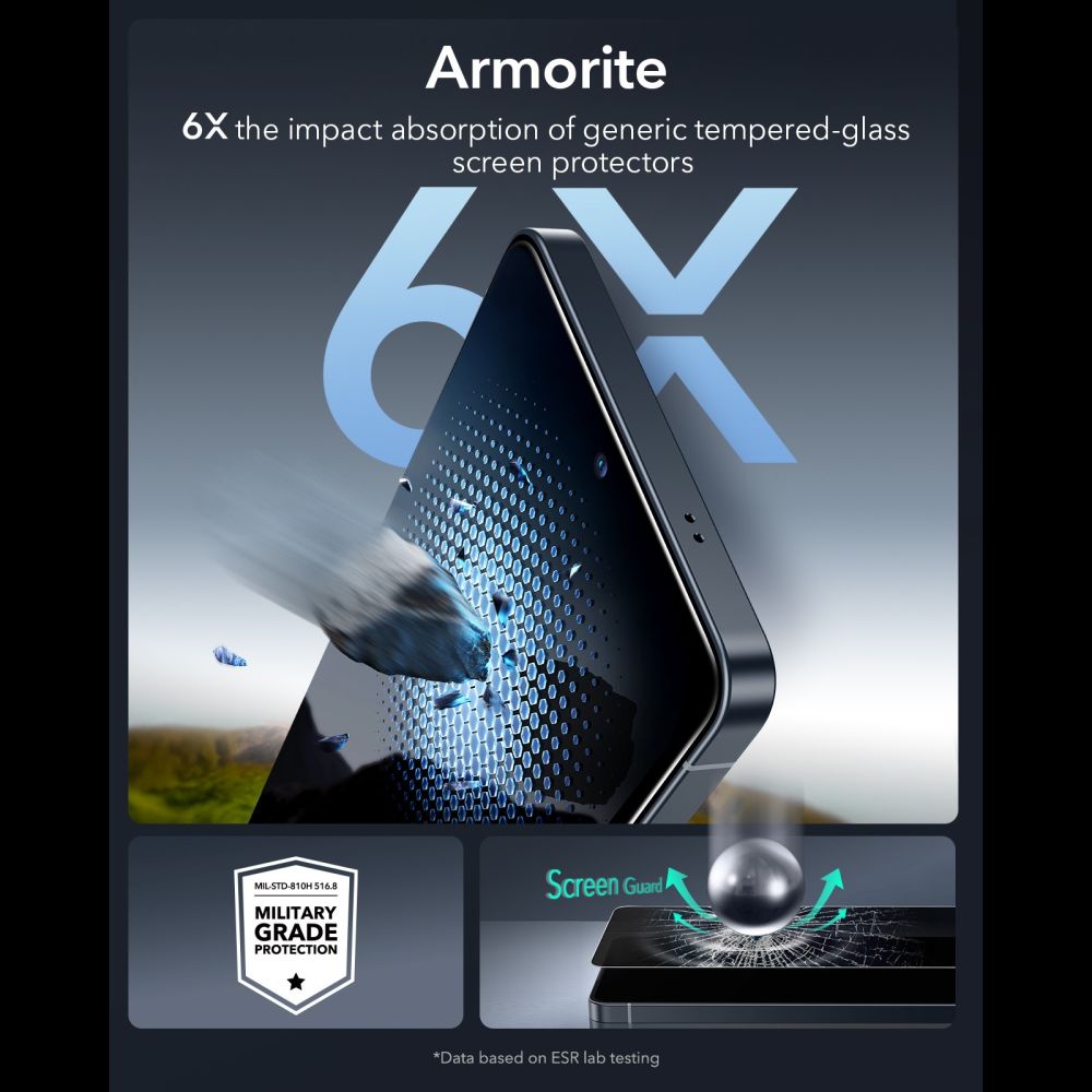 ESR UltraFit Armorite Privacy Tempered Glass for Samsung Galaxy S26 Ultra_5