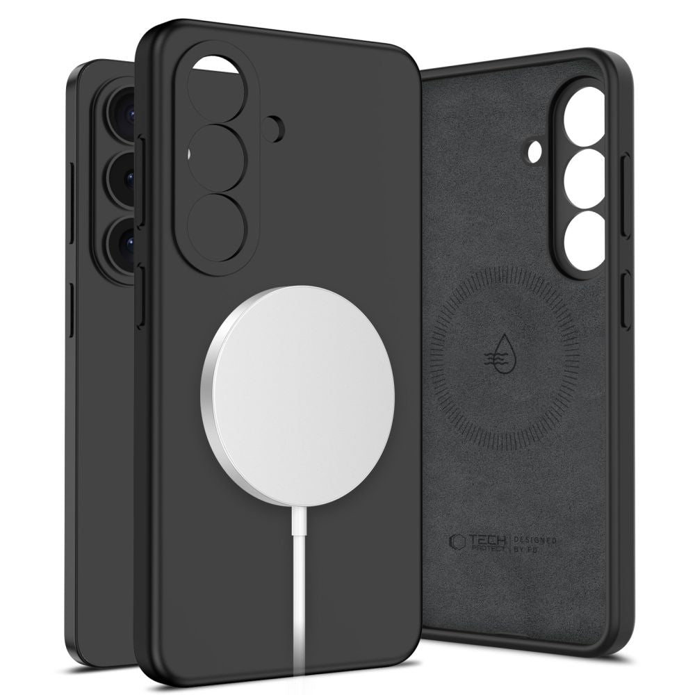 Tech-Protect Silicone MagSafe Case for Samsung Galaxy S26 - Black_0