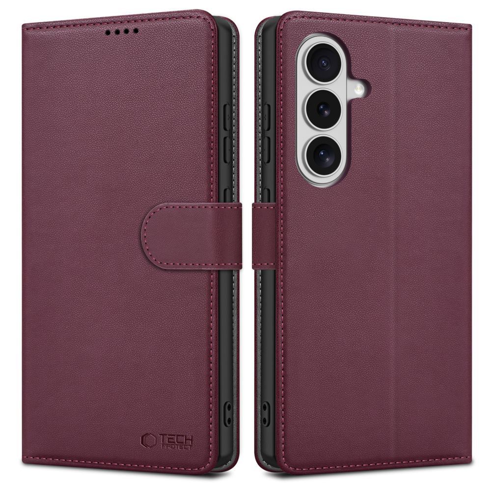 Tech-Protect Wallet Case for Samsung Galaxy S26 - Burgundy_0