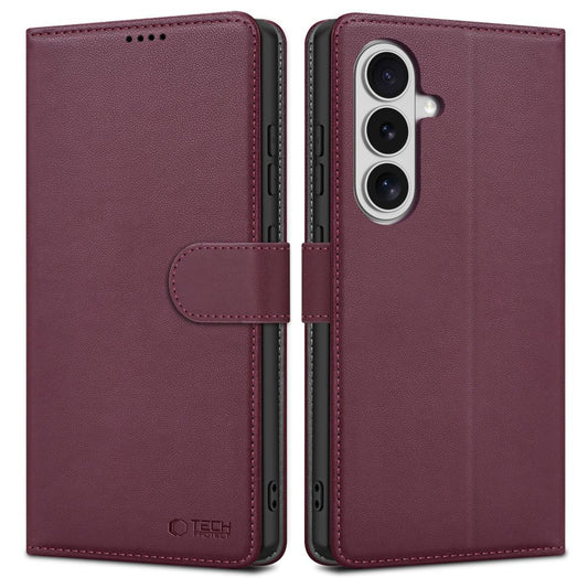 Tech-Protect Wallet Case for Samsung Galaxy S26 - Burgundy_0