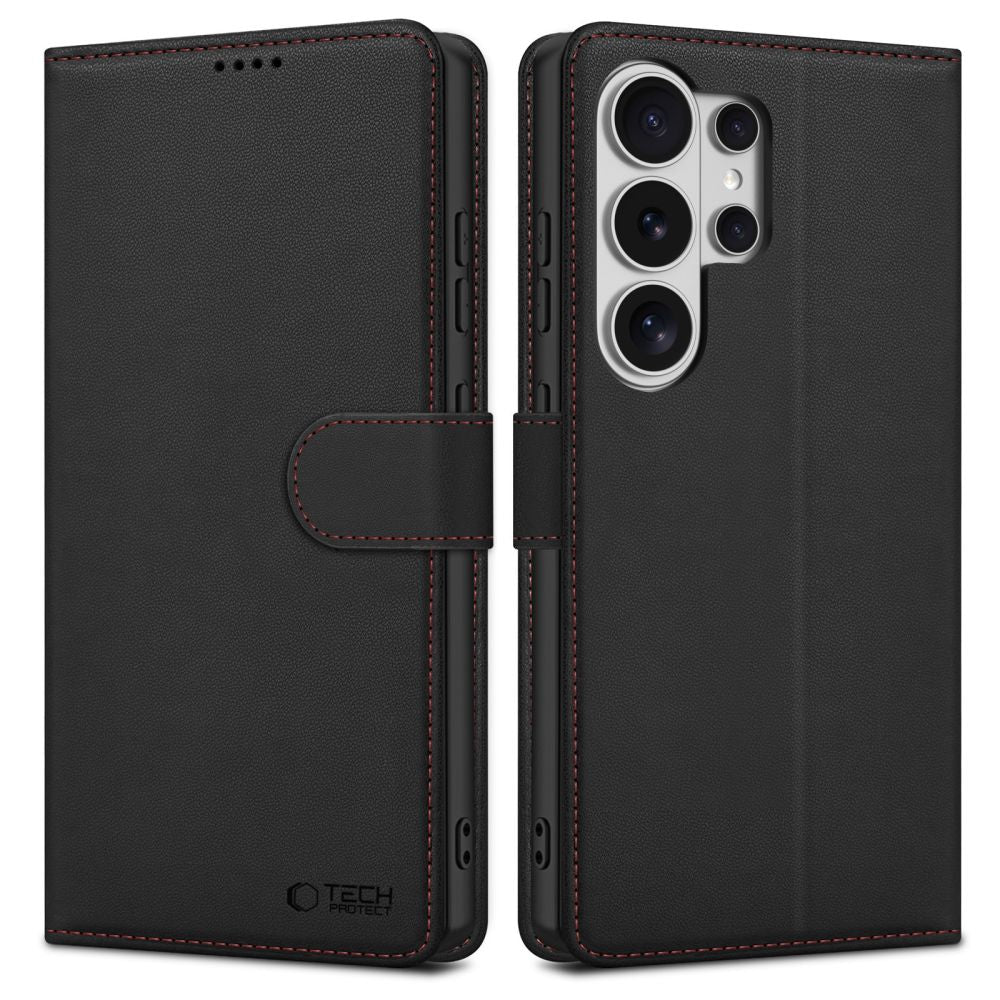 Tech-Protect Wallet Case for Samsung Galaxy S26 Ultra - Black and Red_8