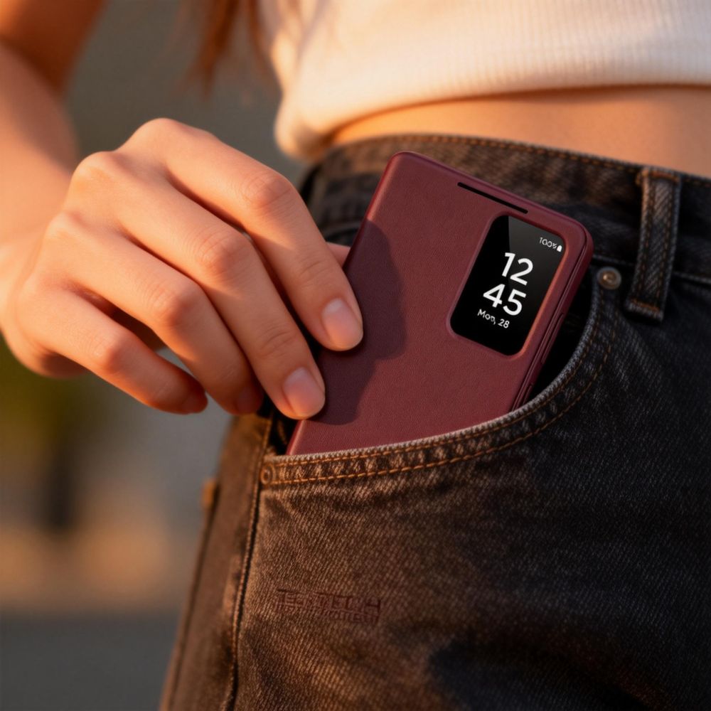 Tech-Protect Wallet Case for Samsung Galaxy S26+ - Burgundy_4