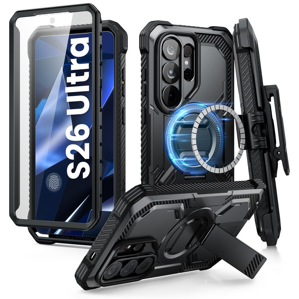 Supcase iBlason ArmorBox Clip Mag MagSafe Case for Samsung Galaxy S26 Ultra - Black_1
