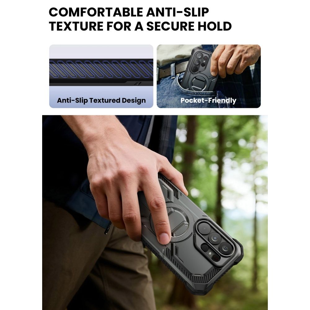 Supcase iBlason ArmorBox Clip Mag MagSafe Case for Samsung Galaxy S26 Ultra - Black_7