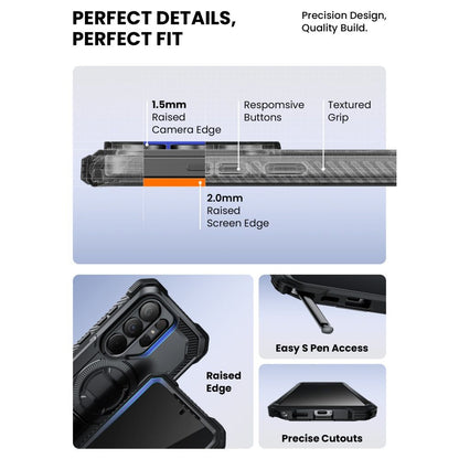 Supcase iBlason ArmorBox Clip Mag MagSafe Case for Samsung Galaxy S26 Ultra - Black_8