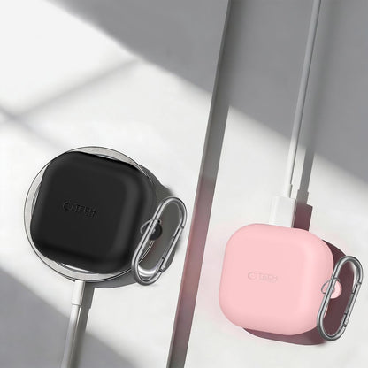 Tech-Protect Silicone Hook Case for Samsung Galaxy Buds 4 / 4 Pro - Black_5