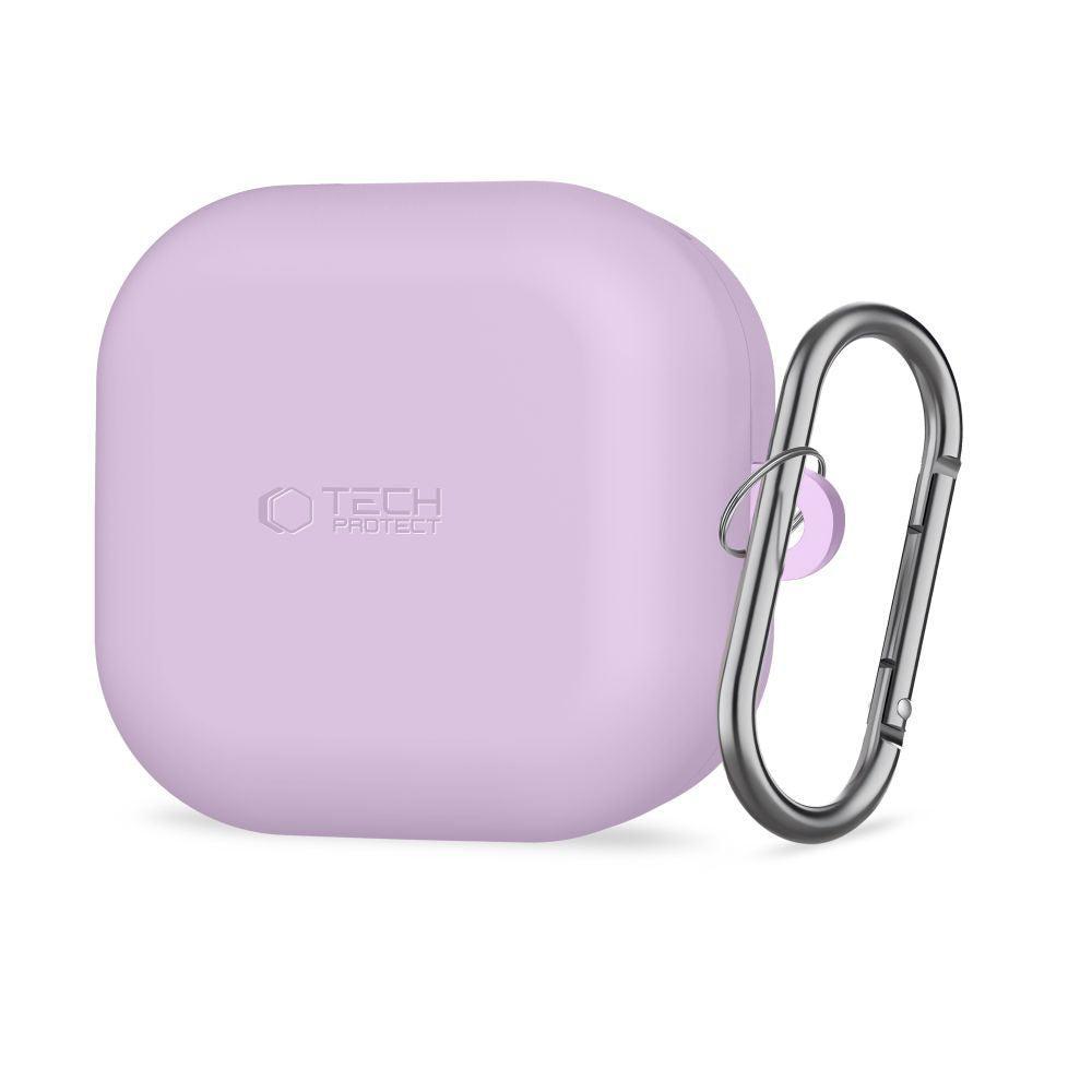 Tech-Protect Silicone Hook Case for Samsung Galaxy Buds 4 / 4 Pro - Purple_0