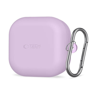 Tech-Protect Silicone Hook Case for Samsung Galaxy Buds 4 / 4 Pro - Purple_0