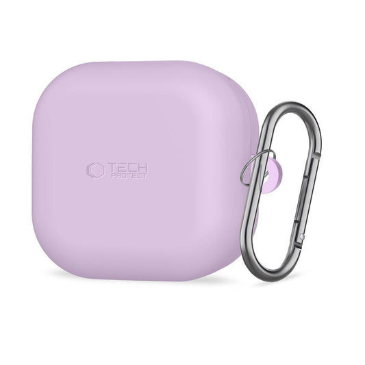 Tech-Protect Silicone Hook Case for Samsung Galaxy Buds 4 / 4 Pro - Purple_0
