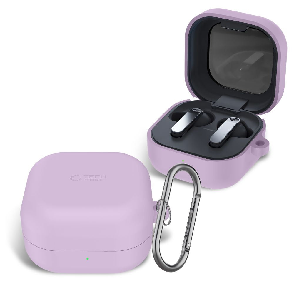 Tech-Protect Silicone Hook Case for Samsung Galaxy Buds 4 / 4 Pro - Purple_2