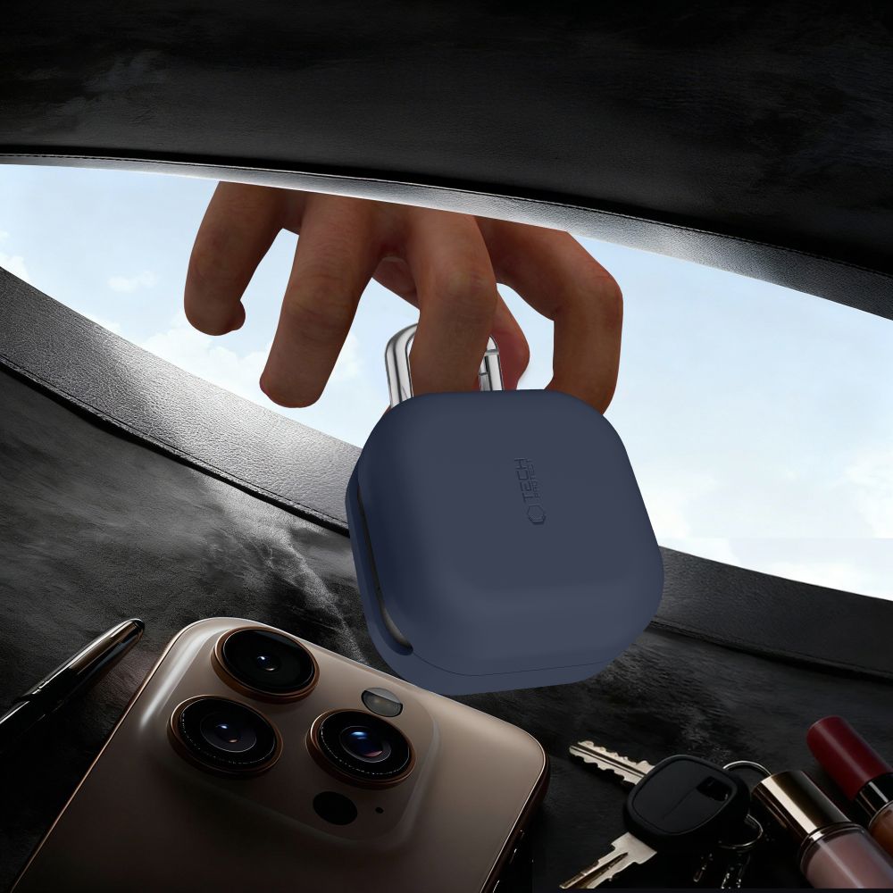 Tech-Protect Silicone Hook Case for Samsung Galaxy Buds 4 / 4 Pro - Purple_4