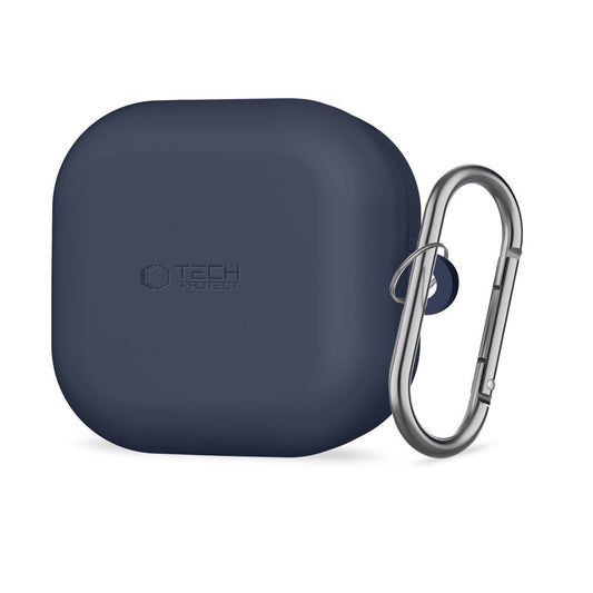 Tech-Protect Silicone Hook Case for Samsung Galaxy Buds 4 / 4 Pro - Navy Blue_0