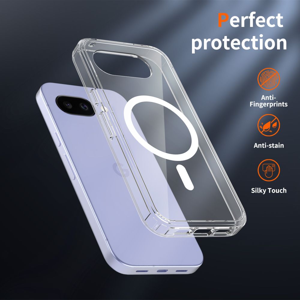 Tech-Protect FlexAir Hybrid MagSafe Case for Google Pixel 10A - Clear_3