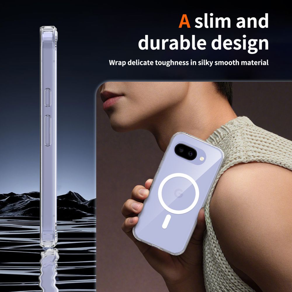 Tech-Protect FlexAir Hybrid MagSafe Case for Google Pixel 10A - Clear_5
