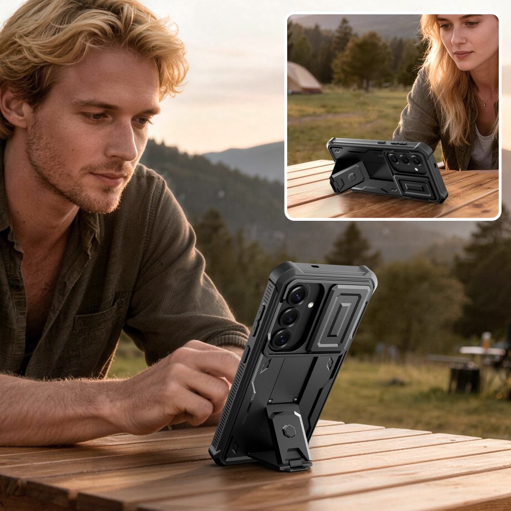 Tech-Protect Kevlar Cam+ Case for Samsung Galaxy S26 - Black_3