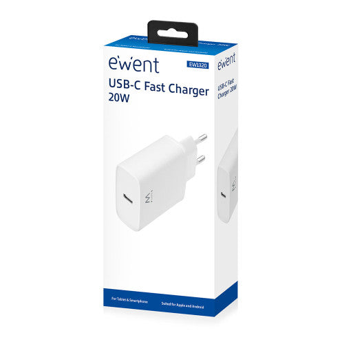Ewent EW1320 cargador de dispositivo móvil Smartphone, Universal Blanco Corriente alterna Interior_5